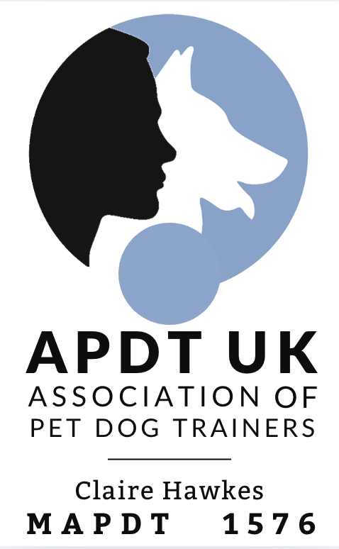 APDT UK member badge, Claire Hawkes, MAPDT 1576